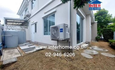 2-storey twin house, 35.2 sq m., Village Geo Village, Bangna-Theparak, Soi Jongsiri, Theparak Road, Bang Phli-Tamru Road, Bang Phli, Samut Prakan