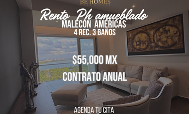 PENTHOUSE EN RENTA – MALECÓN LAS AMÉRICAS, CANCÚN