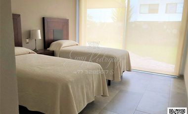 CASA DE UN PISO, AMUEBLADA EN RENTA  FRACC. LA CAMPIÑA, León,Gto; 3 REC, 3 AUTOS, JARDÍN, EQUIPADA