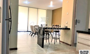 CASA AMUEBLADA EN LA CAMPIÑA, León,Gto; RENTA $36,500, 3 REC. CON BAÑO C/U, 4 AUTOS, JARDÍN CON TERRAZA