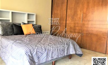 CASA AMUEBLADA EN LA CAMPIÑA, León,Gto; RENTA $36,500, 3 REC. CON BAÑO C/U, 4 AUTOS, JARDÍN CON TERRAZA