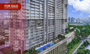 Resort 3BR Condo The Valeron near Arcovia City Pasig City