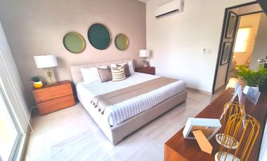 REMATE! ÚLTIMA UNIDAD, CASA DE 3 RECÁMARAS, SE ENTREGA AMUEBLADA Y TOTALMENTE EQUIPADA!