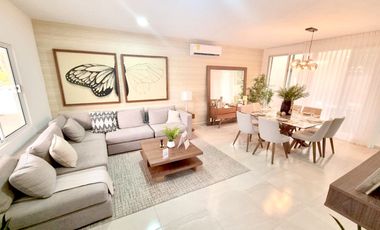 REMATE! ÚLTIMA UNIDAD, CASA DE 3 RECÁMARAS, SE ENTREGA AMUEBLADA Y TOTALMENTE EQUIPADA!