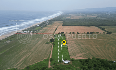 Se Vende Lotes con Vista al Mar a Solo 450 m de la Playa Plataforma