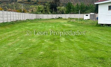 Leon propiedades vende parcela con casa en sector el Ajial, Curacaví.