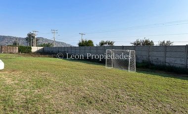 Leon propiedades vende parcela con casa en sector el Ajial, Curacaví.