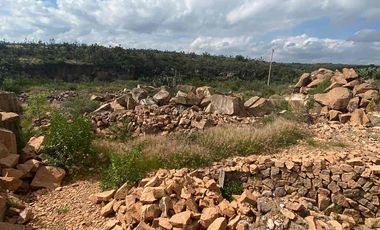 VENTA TERRENO CON BANCO DE MATERIAL DE CANTERA HIDALGO