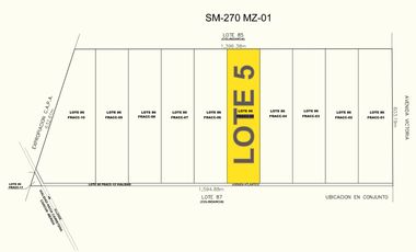 Terreno en Venta - Cancún Quintana Roo
