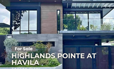 5 Bedroom House For Sale Highlands Pointe at Havila Rizal Semi Furnished house for sale