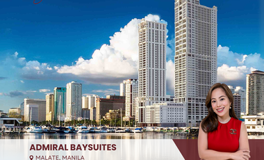 Corner Unit Condo for Sale in Admiral Baysuites Malate Manila | 2BR with Sunrise Views
