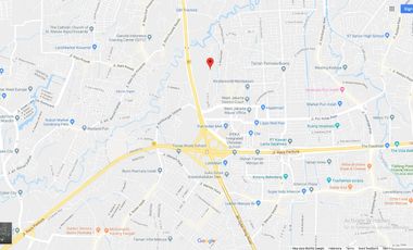 TERMURAH di Segi Tiga Emas CBD Jakarta Barat hanya 7 Jutaan/m2 dibawah harga Appraisal. STRATEGIS  < 1 Km dari Komplek Elit Puri Indah/Permata Buana