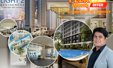 Light 2 Residences connected to BONI MRT Station, Edsa near SM Mega Mall