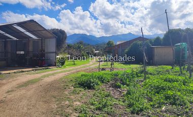 Leon Propiedades vende parcela con 2 casas y un galpón en camino el toro, Curacaví.