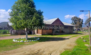 Leon Propiedades vende parcela con 2 casas y un galpón en camino el toro, Curacaví.