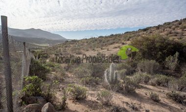 Parcela de 5000 m2, hermosa vista. Sector La Estrella de El Rosario. La Serena. $16 millones