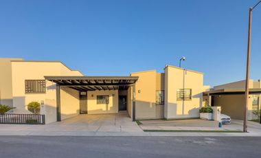CASA DE UNA PLANTA AMUEBLADA Y EQUIPADA EN RENTA – CÁRDENO RESIDENCIAL AL NORTE DE HERMOSILLO