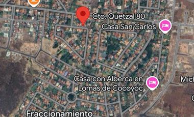 HERMOSA PROPIEDAD EN ZONA PRIVILEGIADA EN LOMAS DE COCOYOC