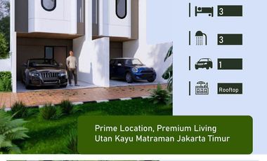 Rumah 3 Lantai SHM Akses Lega Strategis Lokasi Premium Tengah Jakarta