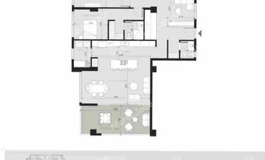 Amplio Departamento de 2 Dormitorios y Sala de TV en edificio de lujo, Cumbayá, sector Site Center