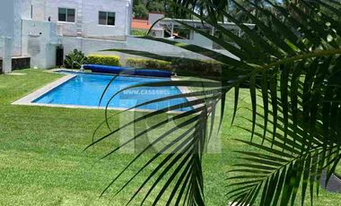 CASA EN CUERNAVACA CON VIGILANCIA ALBERCA Y AMENIDADES INCREÍBLES