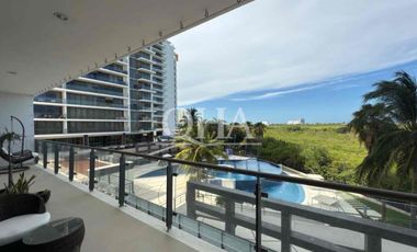 Se renta departamento en be towers puerto Cancún