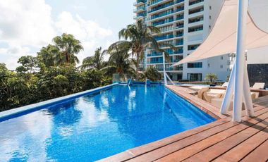 Se renta departamento en be towers puerto Cancún