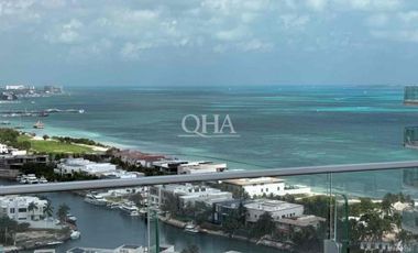 Se vende PH en SLS puerto Cancún marina beach