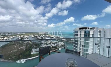 Se vende PH en SLS puerto Cancún marina beach
