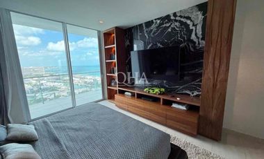 Se vende PH en SLS puerto Cancún marina beach