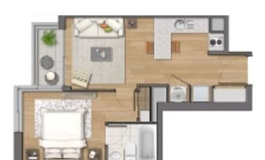 ARRIENDA 1D1B Metro Lo Ovalle, ciudad del niño,