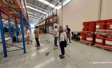 DIJUAL GUDANG 6.600 m2  ADA KANTOR  DI  KAWASAN TAMAN TEKNO BSD