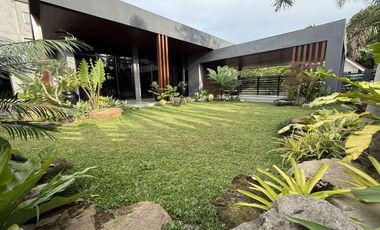 Contemporary House With Tropical Garden Landscape