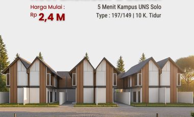 Belakang UNS Bisa Kekampus Jalan Kaki Kost Premium Include Furniture