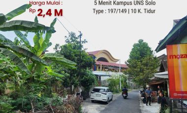 Belakang UNS Bisa Kekampus Jalan Kaki Kost Premium Include Furniture