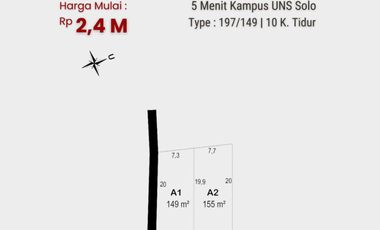 Belakang UNS Bisa Kekampus Jalan Kaki Kost Premium Include Furniture