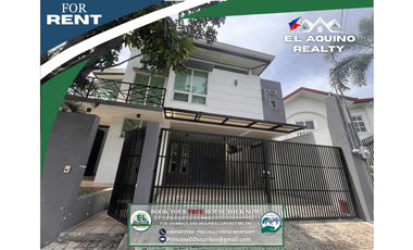 House For Rent in a secured subdivision ,Angeles city pampanga Near SM Clark and koreatown
