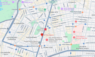 EDIFICIO A LA VENTA EN LA CONDESA, CUAUHTEMOC, CDMX, PERFECTO PARA HOTEL