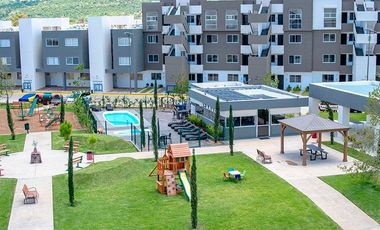 DEPARTAMENTO EN RENTA AMUEBLADO EN RUBÍ RESIDENCIAL, LEON GTO. ZONA SUR.EN PLANTA BAJA A 12 MINUTOS DE PUERTO INTERIOR