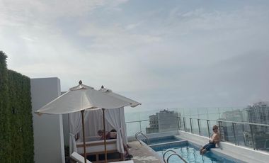 VENDO LINDO DPTO 43M2 AMOBLADO Y EQUIPADO EN LA AV. EL SOL CONSTRUCTORA EDIFICA