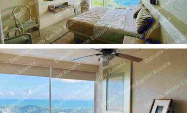 Casa en renta por noche en la Cima Acapulco con vista