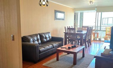 SE ARRIENDA DEPTO AMOBLADO EN COND. TRES MARES, CARIBE.