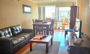 SE ARRIENDA DEPTO AMOBLADO EN COND. TRES MARES, CARIBE.