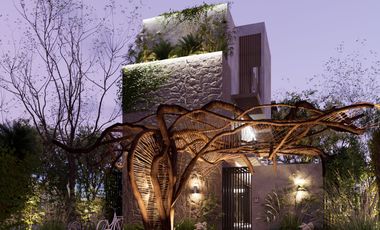 Casa OX – Residencia de Lujo en Venta en Tulum | El Mirador, junto al Parque Nacional del Jaguar  Precio preventa: MXN 20,900,000 – Entrega verano 202