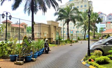 Disewakan Tahunan/Bulanan Townhouse Mediterania Garden Residences 1-Lantai Ground langsung taman + Pool 2 ha