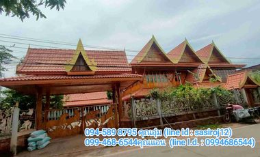 For sale Thai Thongthip style house, Ban Don Pho, Jumpol Subdistrict, Phon Phisai District, Nong Khai Province