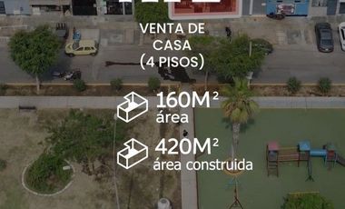 SE VENDE CASA FRENTE AL PARQUE INDIRA GANDHI - ATE