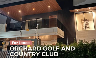 For Rent Fully Finished 5 Bedroom house Orchard Golf and Country Cub Cavite house for rent