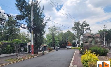 Planta Alta de esta Casa en Renta con espectacular terraza , en Altavista, San Ángel  para Uso Comercial o de Oficinas.
