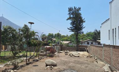 VENTA TERRENO CHOSICA URB. SANTA MARIA 500M2 $195,000